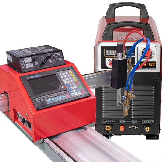 Portable CNC Flame THC Plasma Cutter Machine, Effective Metal Steel Plate Gas Cutting Machine