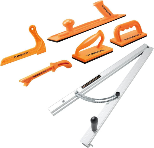 POWERTEC Table Saw Safety Accessories 6Pcs Set - Table Saw Push Block, Push
