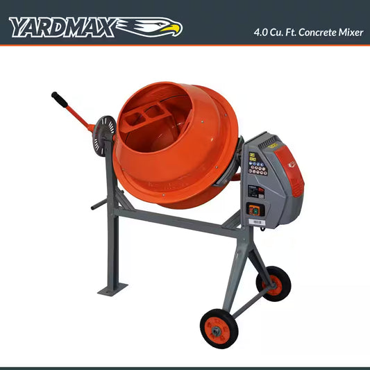 4 Cu. Ft. Concrete Mixer