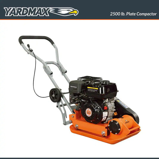 2500 Lb. Compaction Force Plate Compactor 6.5Hp/196Cc