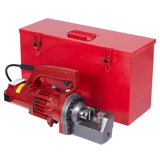 Electric Hydraulic Rebar Cutter,1250W Portable Electric Rebar Cutter,Cutting up to 3/4 Inch #6 4-20Mm Rebar within 4 Seconds,110V,With Easy to Carry Stainless Box(1250W RC-20)